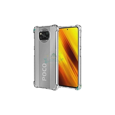 Picture of Transparent back cover For xiaomi Poco X3 / Poco X3 Nfc / Poco X3 Pro Luxury transparent Protect Back Cover Soft Case