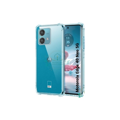 Picture of Transparent back cover For Motorola Edge 40 Neo 5G Luxury transparent Protect Back Cover Soft Case