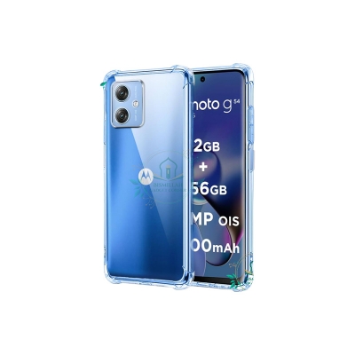 Picture of Transparent back cover For Motorola Moto G54 5G Luxury transparent Protect Back Cover Soft Case