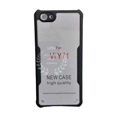 Picture of Xundd Back Cover for Vivo Y71 / Vivo Y71i Transparent Hybrid Hard PC Back Bumper