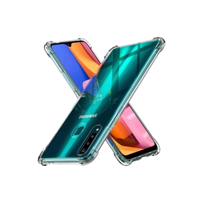 Picture of Transparent back cover For Samsung Galaxy A20s Luxury transparent Protect Back Cover Soft Case