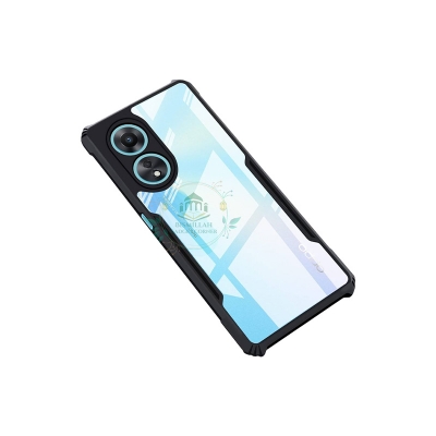 Picture of Xundd Back Cover for Oppo A58 5G / Oppo A78 5G Transparent Hybrid Hard PC Back Bumper
