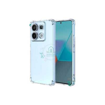Picture of Transparent back cover For Xiaomi Redmi Note 13 4G Luxury transparent Protect Back Cover Soft Case