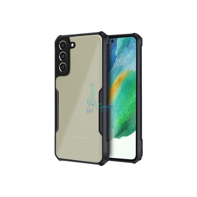 Picture of Xundd Back Cover for Samsung Galaxy S21 FE 5G Transparent Hybrid Hard PC Back Bumper