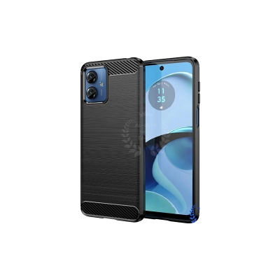 Picture of Spigen cover For Motorola Moto G54 Carbon Fiber Back cover Soft Slim Fashion Non-Slip Protective Carbon Fiber Phone Case