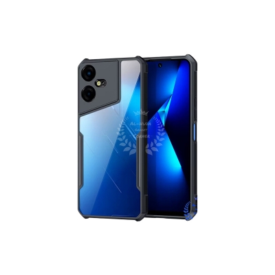 Picture of Xundd Back Cover for Tecno Pova Neo 3 Transparent Hybrid Hard PC Back Bumper