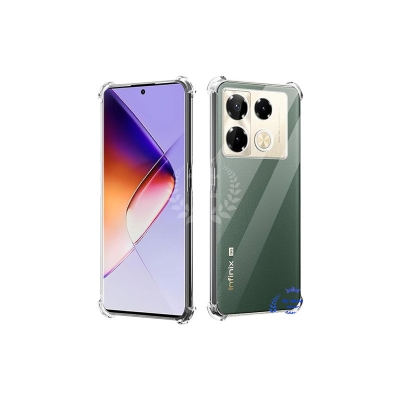 Picture of Transparent back cover For Infinix Note 40 Pro 5G Luxury transparent Protect Back Cover Soft Case