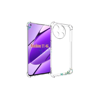Picture of Transparent back cover For Realme 11 4G Luxury transparent Protect Back Cover Soft Case