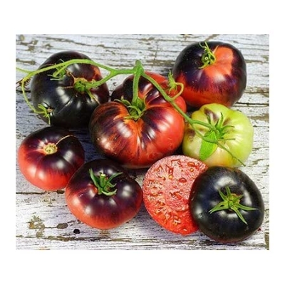Picture of Egrow Red Black Tomato Seeds -25 pcs plus Seeds  Product Type:Bonsai seeds Cultivating Difficulty Degree:Very Easy Flowerpot:Excluded Applicable Constellation:Sagittarius Function:Interest Style:Perennial Size:Medium Size:Large Size:Small Model Number:LVF
