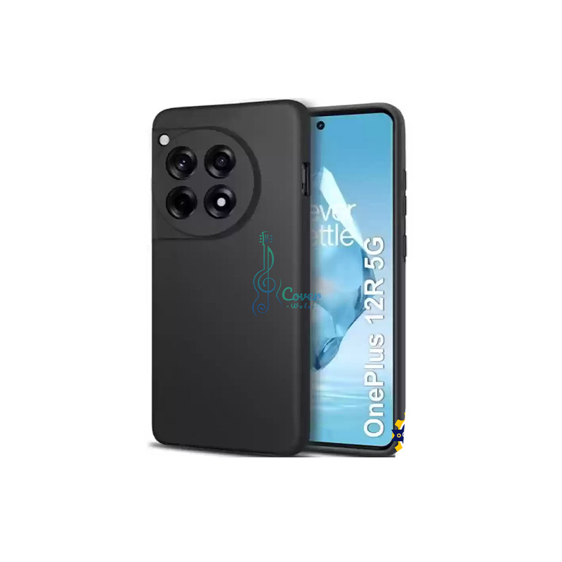 Picture of Premium Liquid Silicone Phone case for OnePlus 12R 5G / 1+ 12R 5G / OnePlus Ace 3 5G / 1+ Ace 3 5G Liquid Silicon Mobile Back Case Soft Silicone Phone Cover