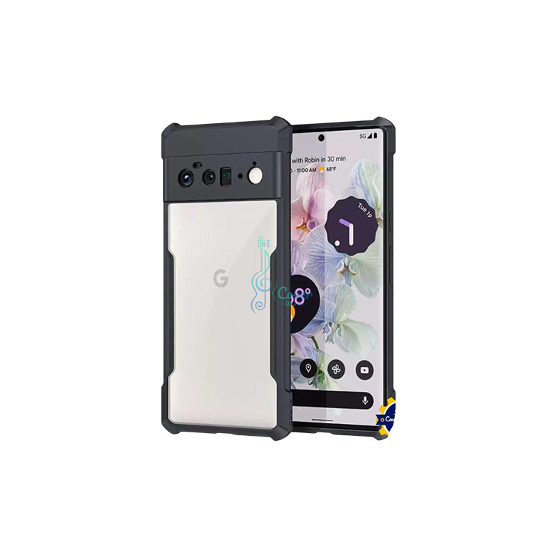 Picture of Xundd Back Cover for Google Pixel 6 Pro 5G Transparent Hybrid Hard PC Back Bumper