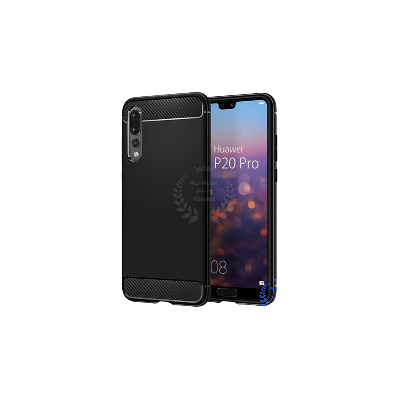 Picture of Spigen cover For Huawei P20 Pro Carbon Fiber Back cover Soft Slim Fashion Non-Slip Protective Carbon Fiber Phone Case