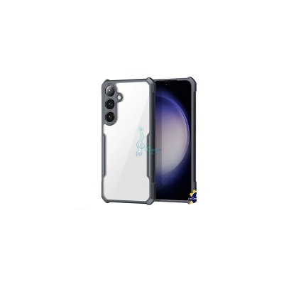 Picture of Xundd Back Cover for Samsung Galaxy S24 5G Transparent Hybrid Hard PC Back Bumper