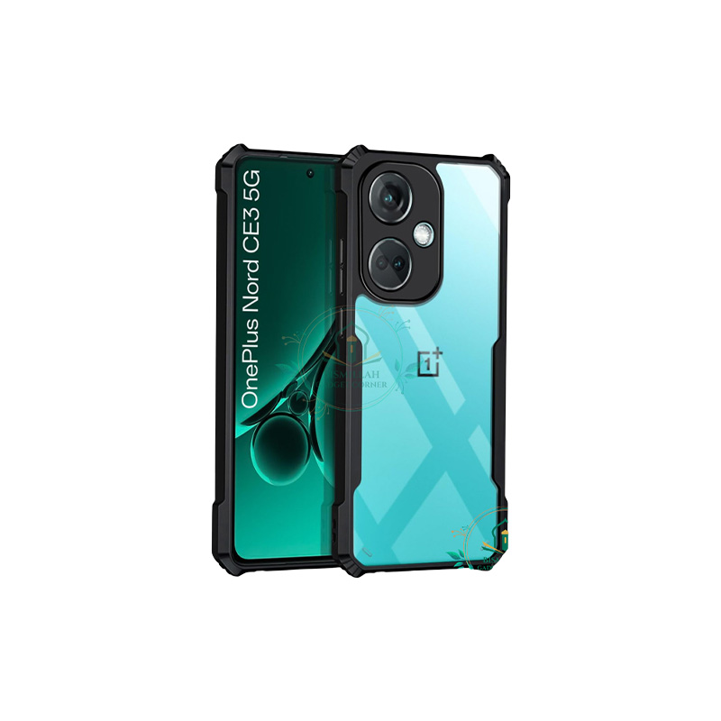 Picture of Xundd Back Cover for OnePlus Nord CE3 / 1+ nord CE3 Transparent Hybrid Hard PC Back Bumper
