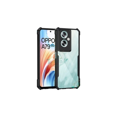 Picture of Xundd Back Cover for OPPO A79 5G Transparent Hybrid Hard PC Back Bumper