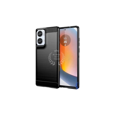 Picture of Spigen cover For Motorola Moto G85 5G Carbon Fiber Back cover Soft Slim Fashion Non-Slip Protective Carbon Fiber Phone Case