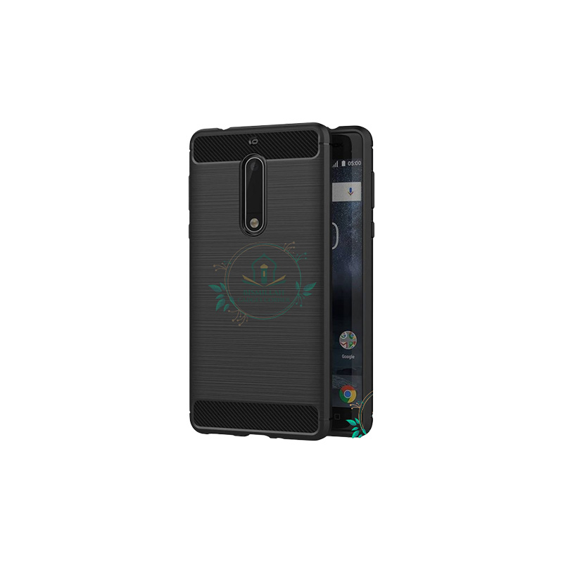 Picture of Spigen cover For Nokia 5 Carbon Fiber Back cover Soft Slim Fashion Non-Slip Protective Carbon Fiber Phone Case