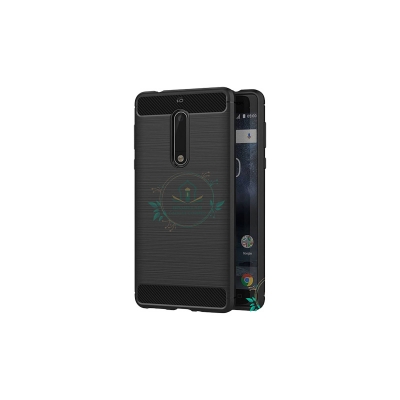 Picture of Spigen cover For Nokia 5 Carbon Fiber Back cover Soft Slim Fashion Non-Slip Protective Carbon Fiber Phone Case