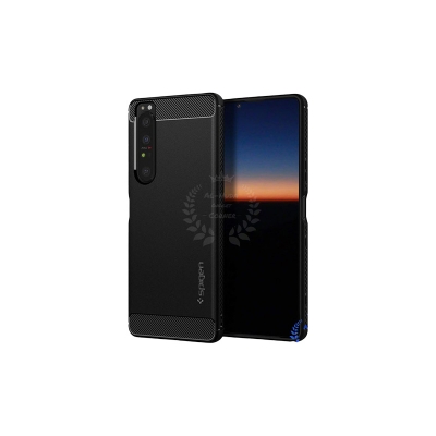 Picture of Spigen cover For Sony Xperia 1 III / Sony Xperia 1 iii  Carbon Fiber Back cover Soft Slim Fashion Non-Slip Protective Carbon Fiber Phone Case