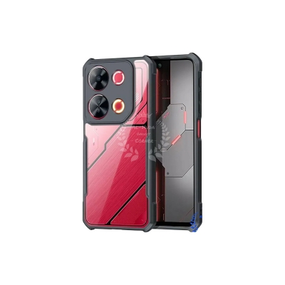 Picture of Xundd Back Cover for itel P65 4G Transparent Hybrid Hard PC Back Bumper