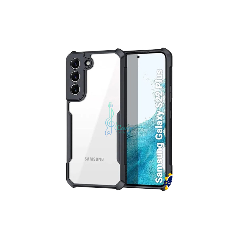 Picture of Xundd Back Cover for Samsung Galaxy S22+ 5G / Samsung Galaxy S22 Plus 5G Transparent Hybrid Hard PC Back Bumper