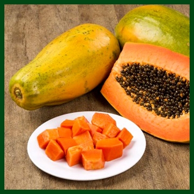 Picture of 10 Pcs Yellow Gold Papaya Seeds- 10 Pcs SeedS (Imported Global Seeds )