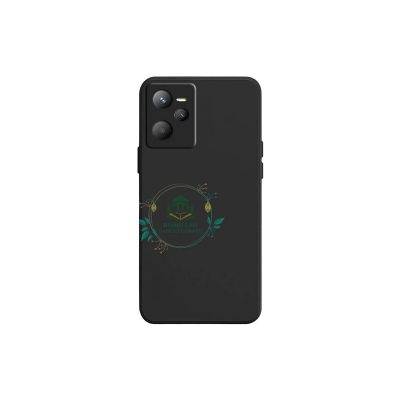 Picture of For Realme C35 / Realme Narzo 50A Prime Liquid Silicone Soft Gel Rubber Shockproof Cover - Camera - Phone Back Cover