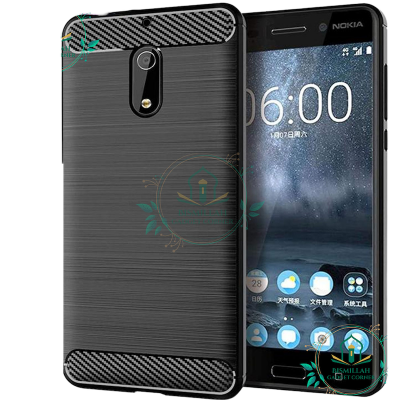 Picture of Spigen cover For Nokia 6 Carbon Fiber Back cover Soft Slim Fashion Non-Slip Protective Carbon Fiber Phone Case