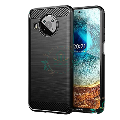 Picture of Spigen cover For Nokia X20 / Nokia X10 Carbon Fiber Back cover Soft Slim Fashion Non-Slip Protective Carbon Fiber Phone Case