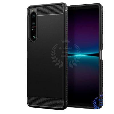 Picture of Spigen cover For Sony Xperia 1 IV Carbon Fiber Back cover Soft Slim Fashion Non-Slip Protective Carbon Fiber Phone Case