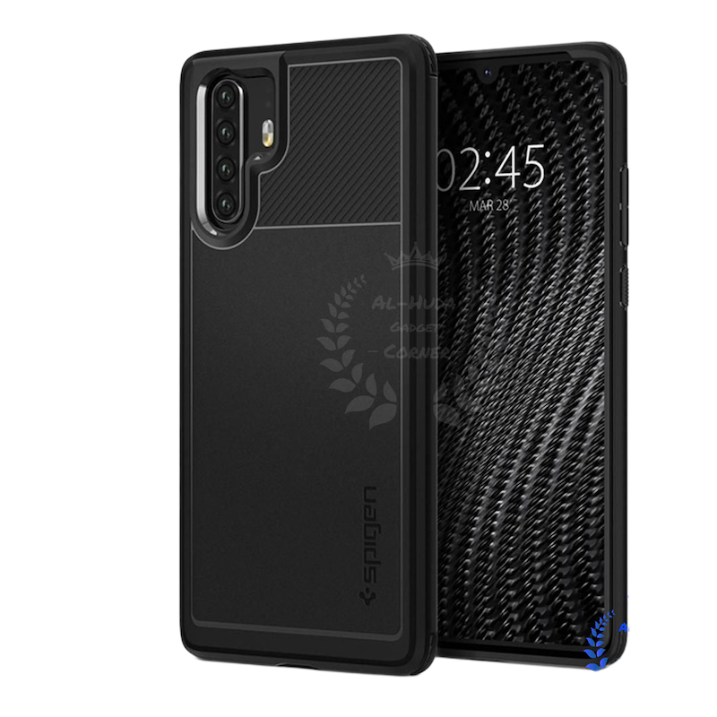 Picture of Spigen cover For Huawei P30 Pro Carbon Fiber Back cover Soft Slim Fashion Non-Slip Protective Carbon Fiber Phone Case