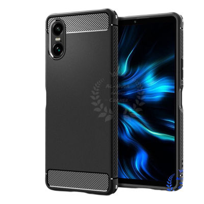 Picture of Spigen cover For Sony Xperia 10 Vi Carbon Fiber Back cover Soft Slim Fashion Non-Slip Protective Carbon Fiber Phone Case