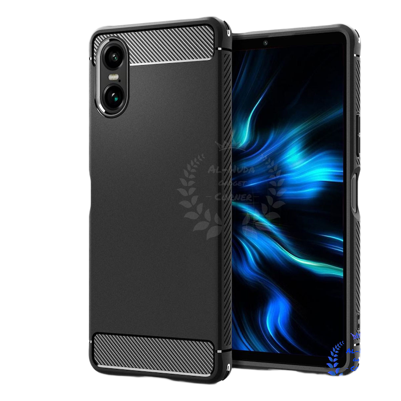 Picture of Spigen cover For Sony Xperia 10 Vi Carbon Fiber Back cover Soft Slim Fashion Non-Slip Protective Carbon Fiber Phone Case