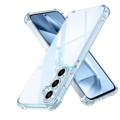 Picture of Transparent back cover For Samsung Galaxy S24 FE 5G Luxury transparent Protect Back Cover Soft Case
