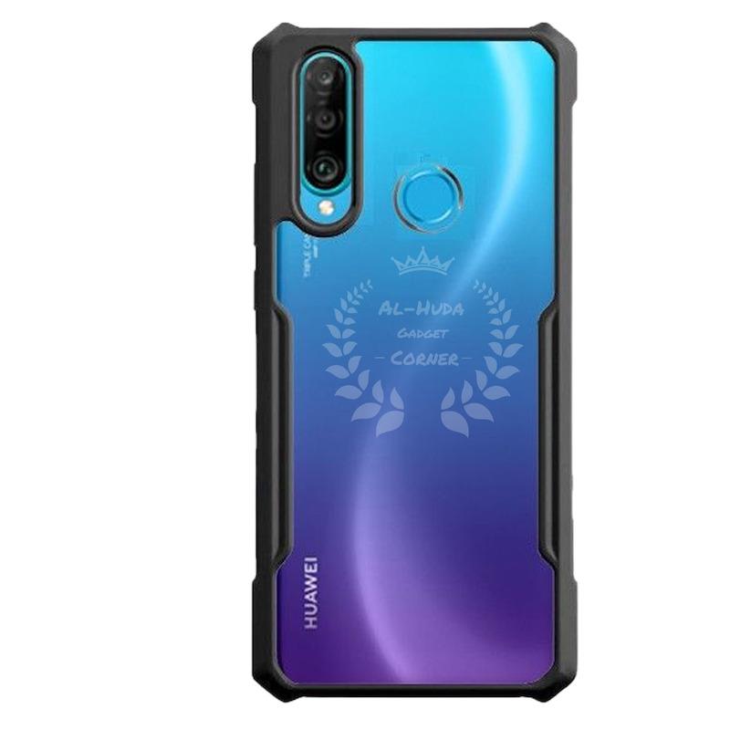 Picture of Xundd Back Cover for Huawei P30 Lite Transparent Hybrid Hard PC Back Bumper