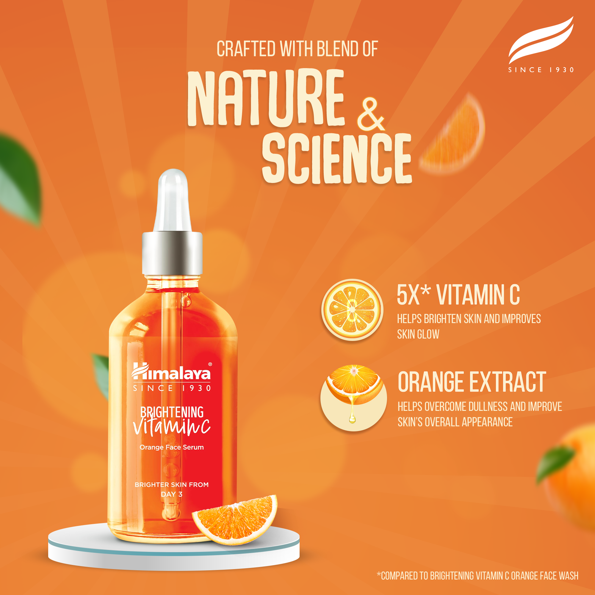 Picture of Himalaya Orange Face Serum VC-30ml