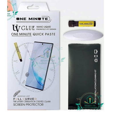 Picture of Premium UV Tempered Glass For Huawei Honor Magic4 / Honor Magic4 pro Screen Protector Curved with Liquid Glue and UV Light -Transparent Clear