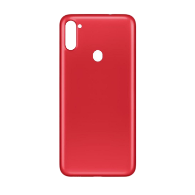 Picture of Replacement Backshell Panel for Samsung A11 Battery Back Door Housing - Red