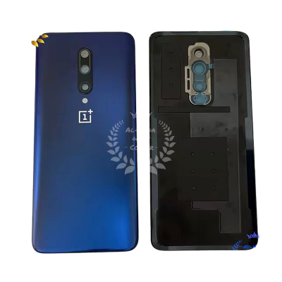 Picture of Replacement Backshell Glass Panel for OnePlus 7 Pro / 1+ 7 Pro Battery Back Door Housing - Blue