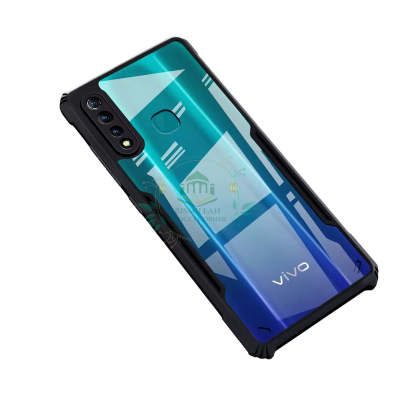 Picture of Back Cover for Vivo Z1 Pro / Vivo Z5X (Black Xunnd , Camera Bump back cover