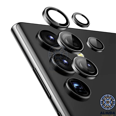 Picture of For Samsung Galaxy S24 Ultra / Samsung Galaxy S23 Ultra / Samsung Galaxy S22 Ultra Camera Protector WSKEN Metal Ring Tempered Glass Camera Lens Protector