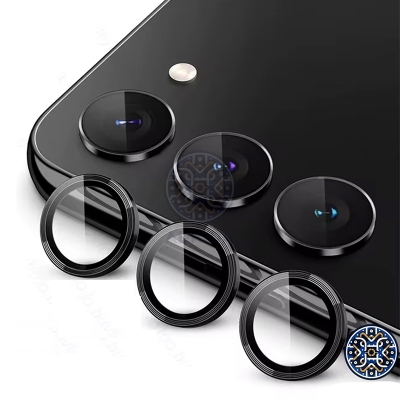 Picture of For Samsung Galaxy S24 FE / Samsung Galaxy S23 FE Camera Protector WSKEN Metal Ring Tempered Glass Camera Lens Protector