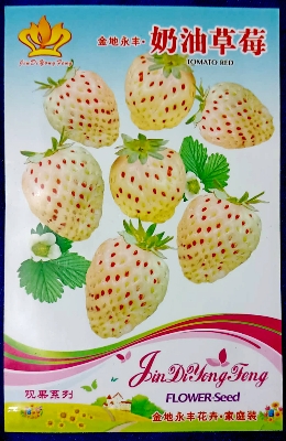 Picture of Global Sweet White Strawberry Seeds - 100+pcs 