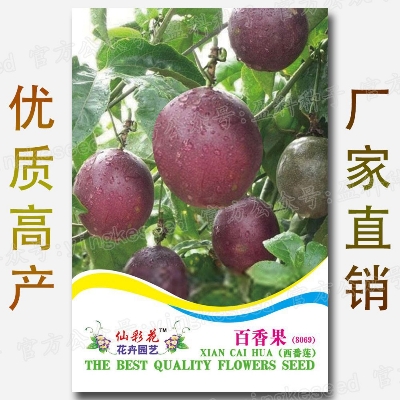 Picture of Global All Season Delicious Passion Fruit Seeds - 10 pcs Imported seeds ( Inteck Packt)