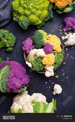 Picture of Global Mix Yellow/pink/green  Broccoli Seeds 25 Pcs Seeds