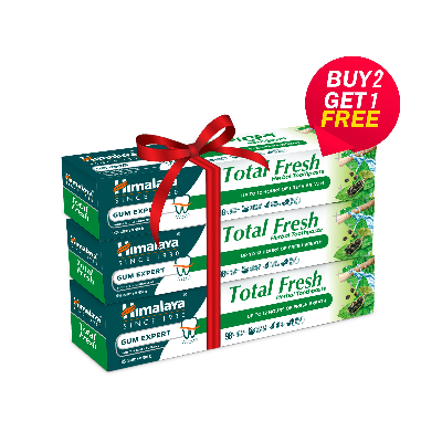 Picture of Himalaya Total Fresh Toothpaste 80 gm (Buy 2 Get 1 Free)