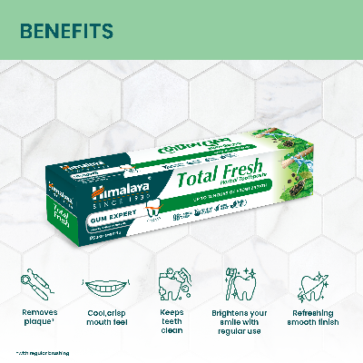 Picture of Himalaya Total Fresh Toothpaste 80 gm (Buy 2 Get 1 Free)