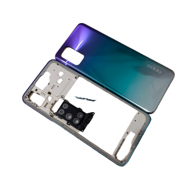 Picture of Replacement Backshell Panel + midel frame for Oppo A92 2020 Battery Back Door Back panel