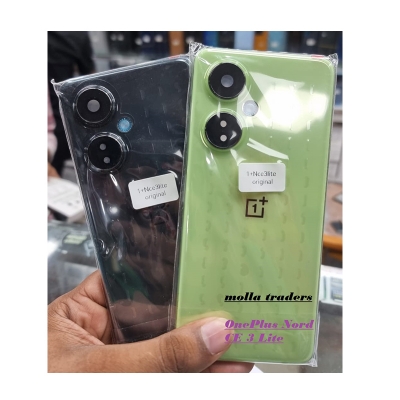 Picture of Replacement Backshell Glass Panel + middle fram  for Oneplus Nord CE 3 Lite 5G Battery Back Door Housing
