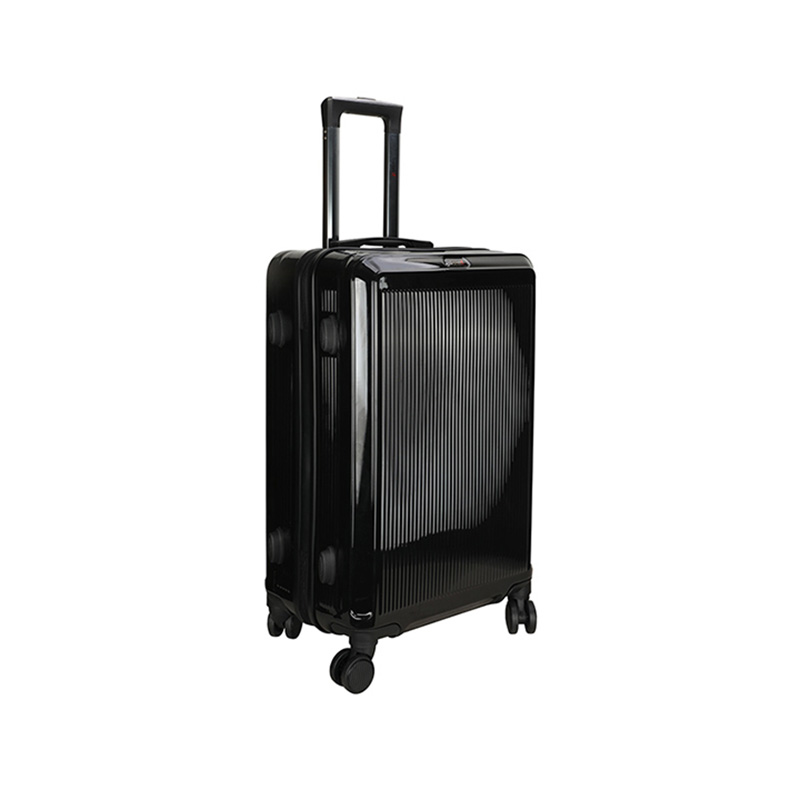 Picture of Travello Royal Zipper Luggage 20" Unbreakable Body More Capacity Water Resistant Aluminum Luggage- Trolley Black
